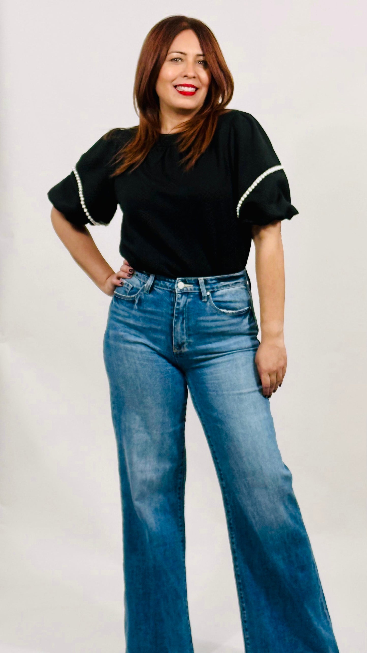 Valy's Super Soft High Waist Confort Wide Flare