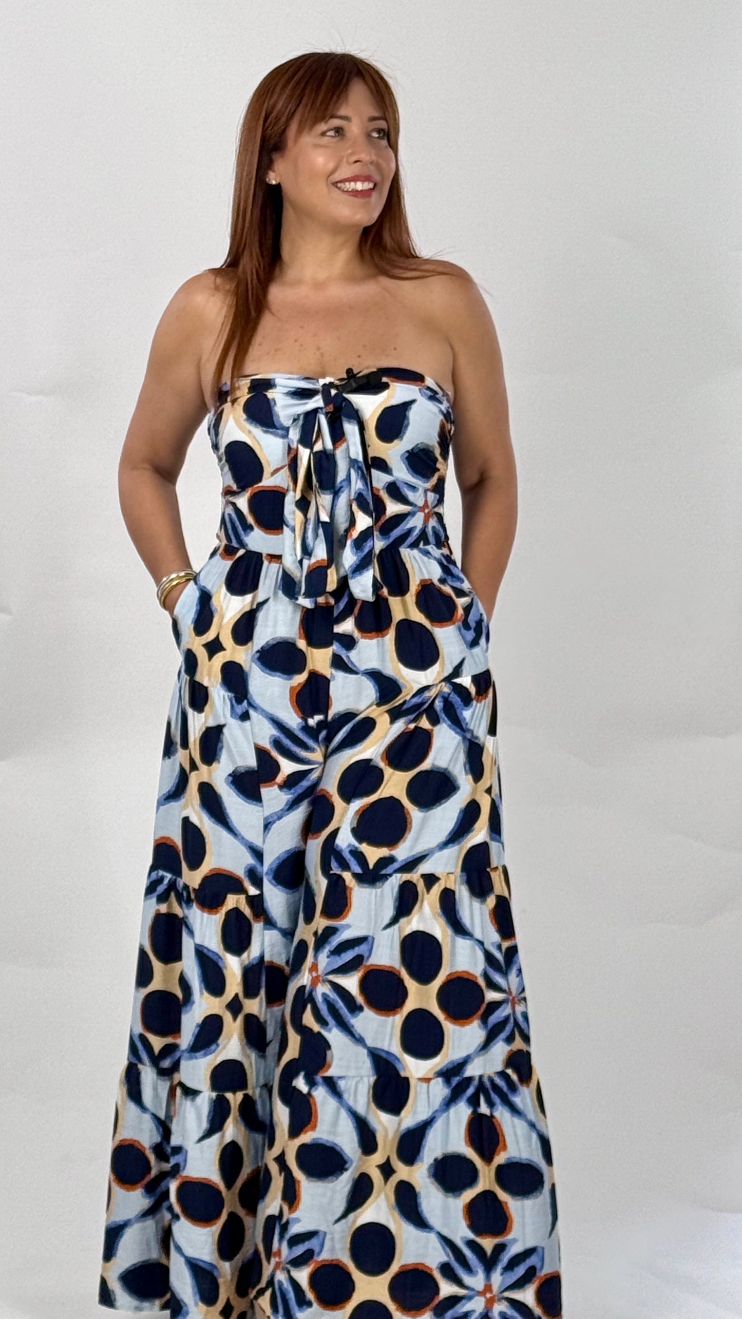 Anaí's Indigo Jumpsuit