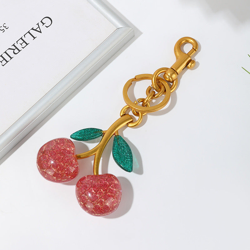 Sofía Cherry Keychain