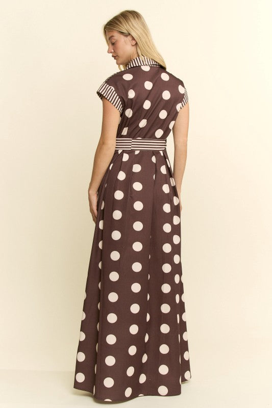 Amalfi Mixed Print Maxi
