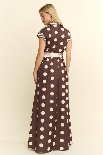 Amalfi Mixed Print Maxi