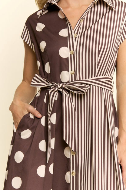 Amalfi Mixed Print Maxi