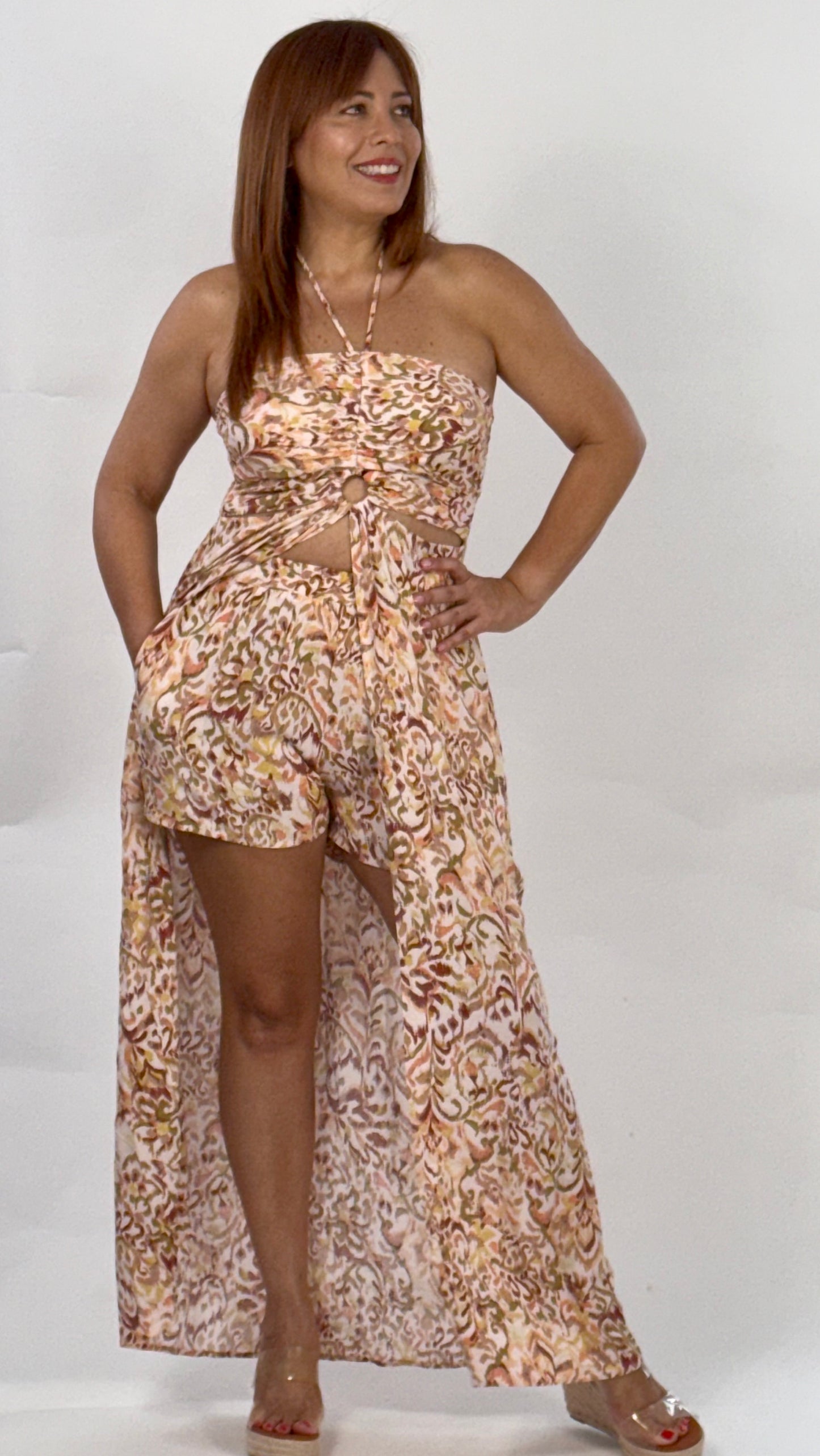 Isabela's Maxi Top & Shorts Set
