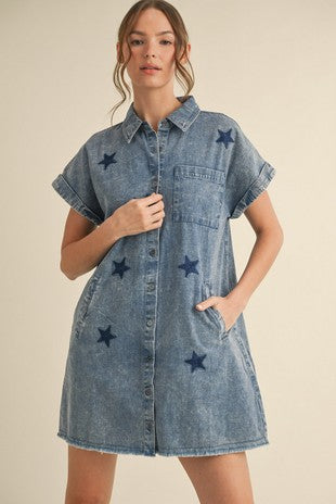 Estella Stars Denim Dress