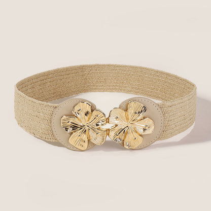 Floralia Rafia Belt