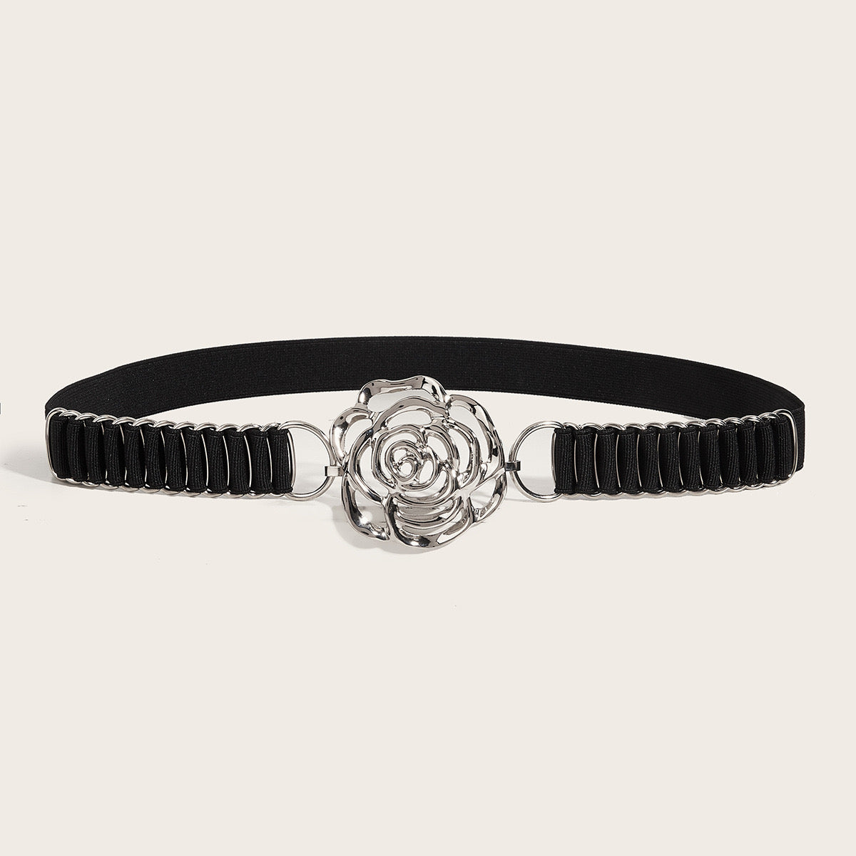 Metallic Rose Belt