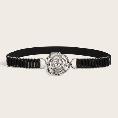 Metallic Rose Belt