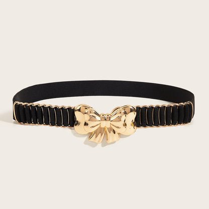 Chic Bow Elastic Belt