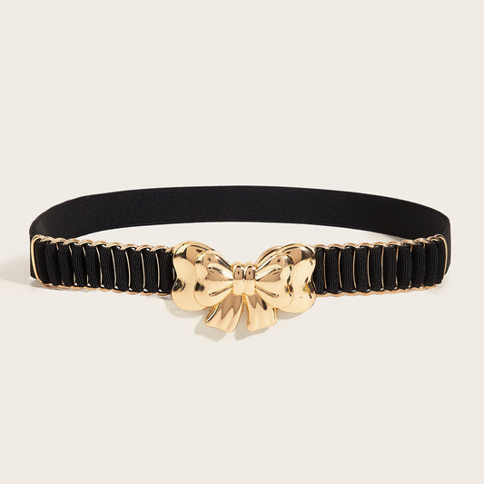 Chic Bow Elastic Belt