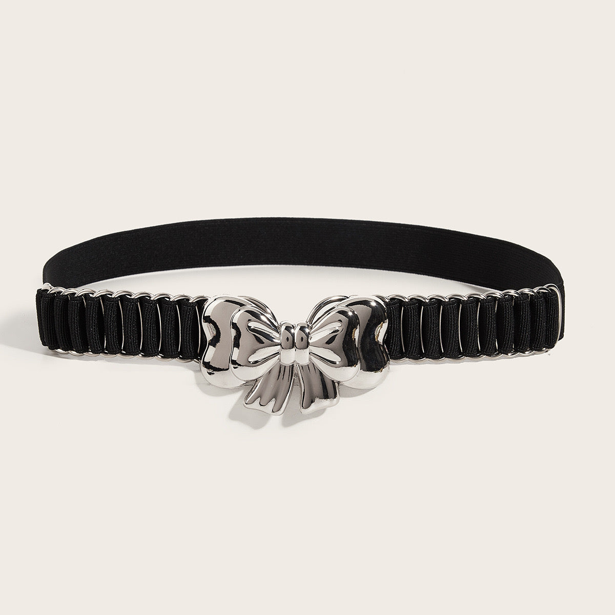 Chic Bow Elastic Belt