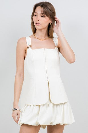 Elena Ivory Blouse