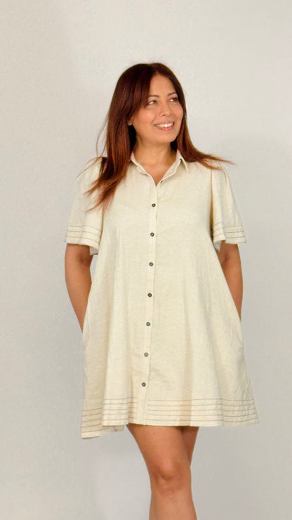 Claribel Cotton Mini Dress
