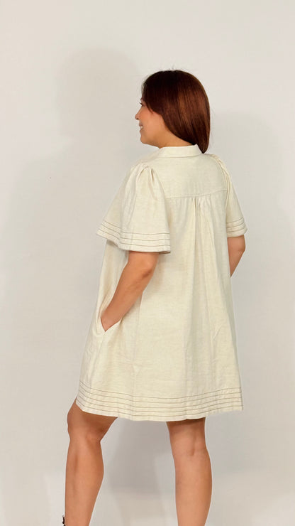 Claribel Cotton Mini Dress