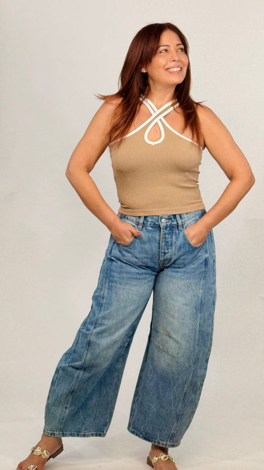 Livia Barrel Jean