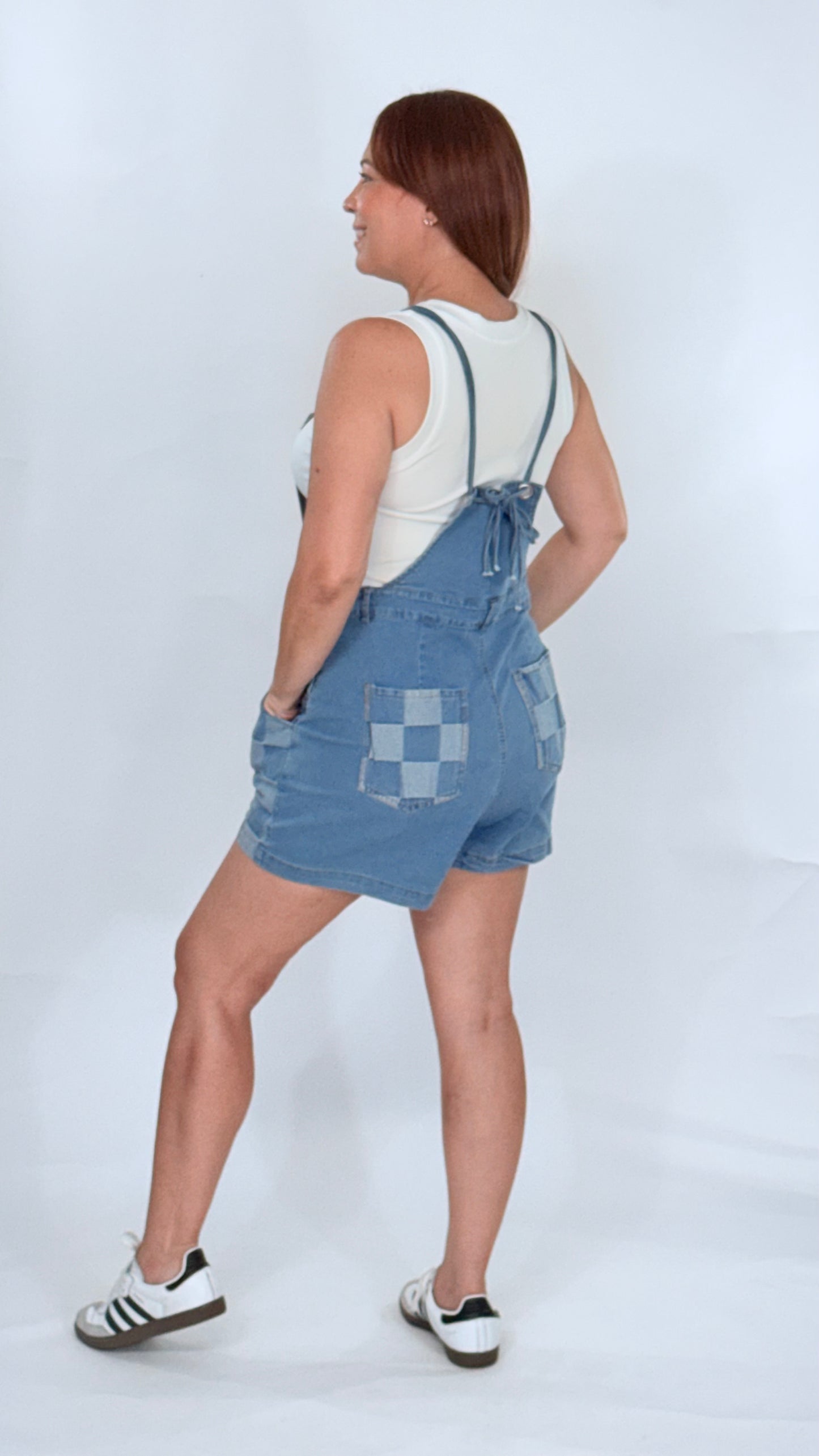 Susanna Gingham Overall