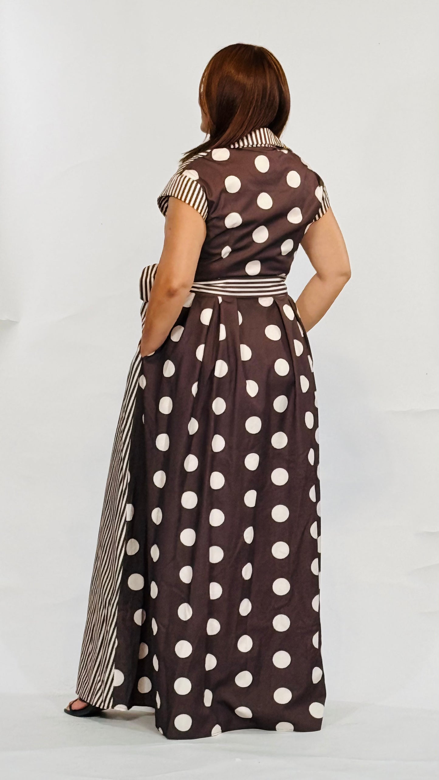 Amalfi Mixed Print Maxi