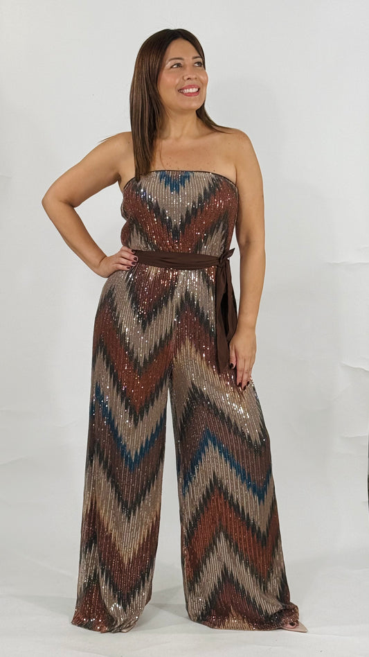 Sofía Sequin Jumpsuit