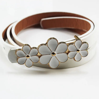 Sweet Flower Leather Belts